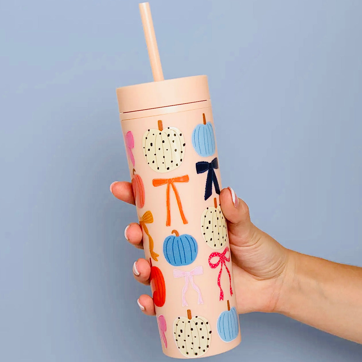 Pumpkin & Bows Tumbler