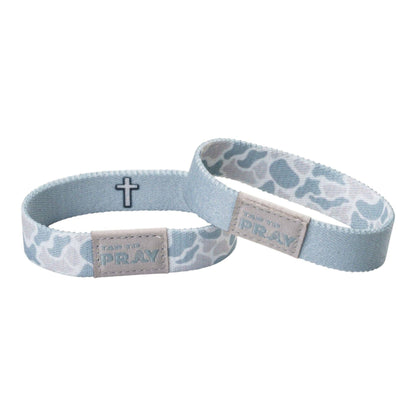 Tap To Pray® Wristband – River Rock Camo - Aspen