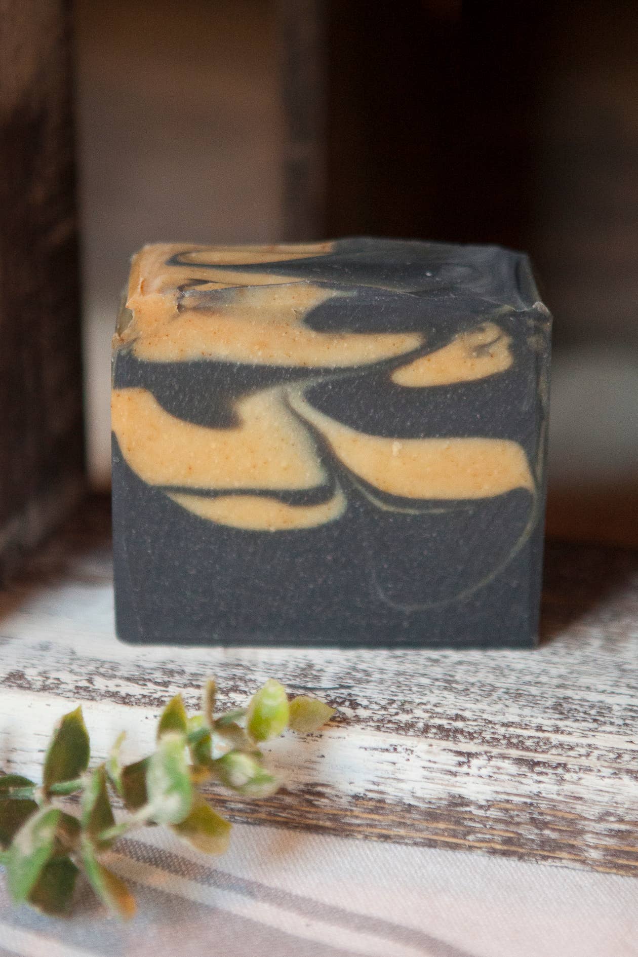 Cold Process Bar Soap- Tea Tree, Charcoal, & Turmeric Detox
