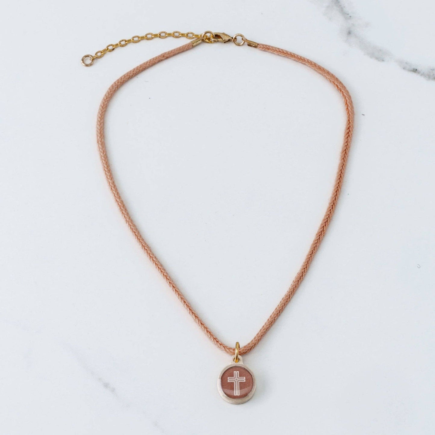 Tap To Pray® Survivor Series Necklace: Silver + Cross