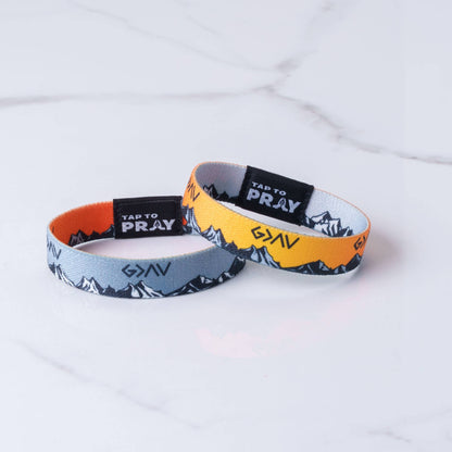 Tap To Pray™ Wristbands - God Is Greater: God is Greater Than The Highs and Lows