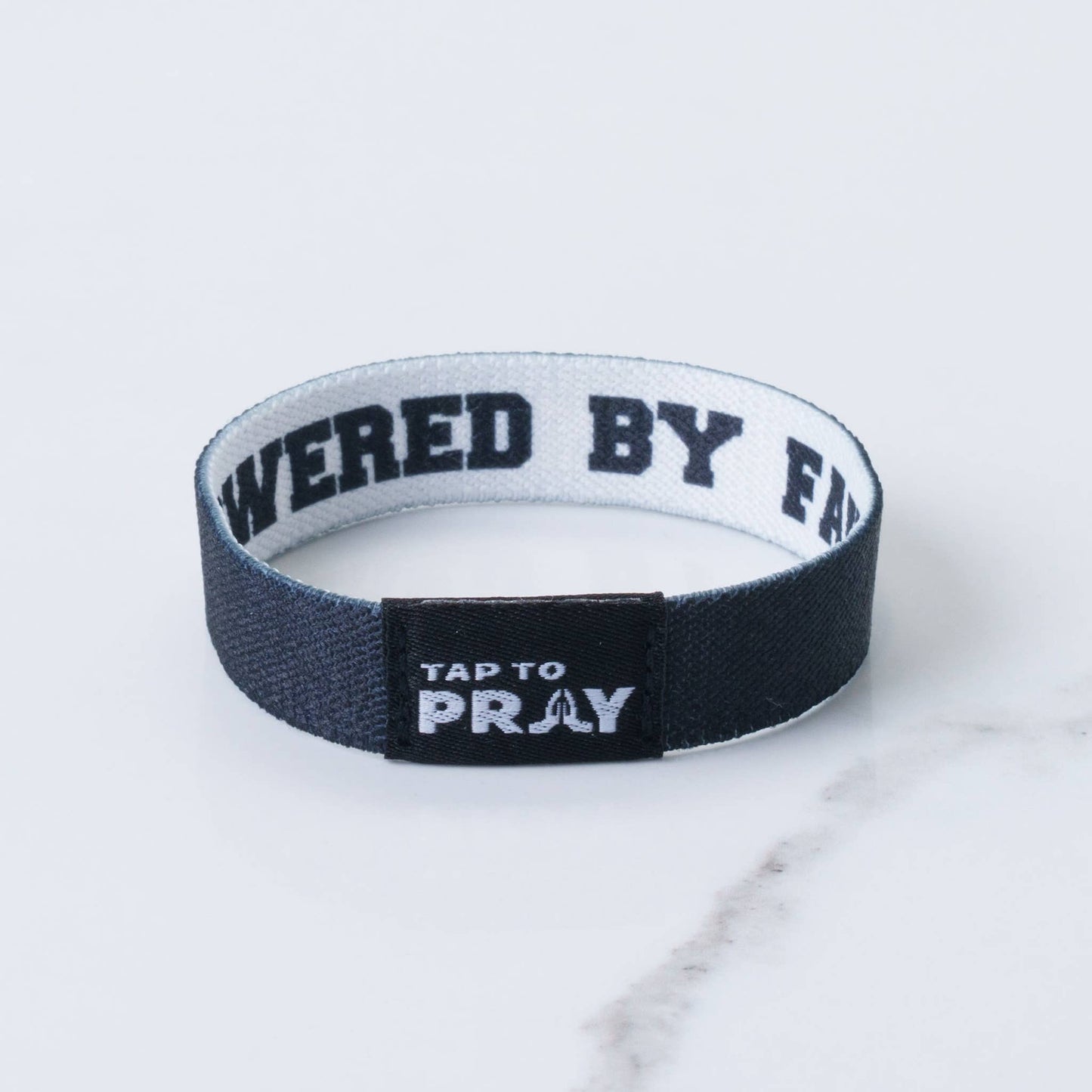 Tap To Pray™ Wristbands - Jesus Is Lord: / Jesus is Lord / Powered by Faith