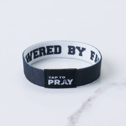 Tap To Pray™ Wristbands - Jesus Is Lord: / Jesus is Lord / Powered by Faith