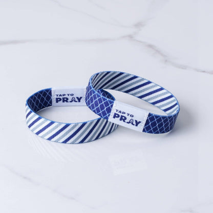 Tap To Pray® Wristband – Graphite & Ink