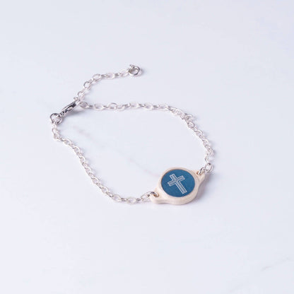 Tap To Pray® Survivor Series Bracelet: Silver & Gold Plated