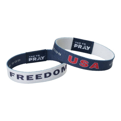 Tap To Pray® Wristband – Freedom/USA
