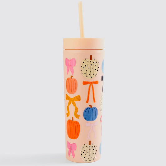 Pumpkin & Bows Tumbler