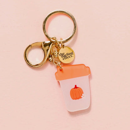 Pumpkin Latte Keychain