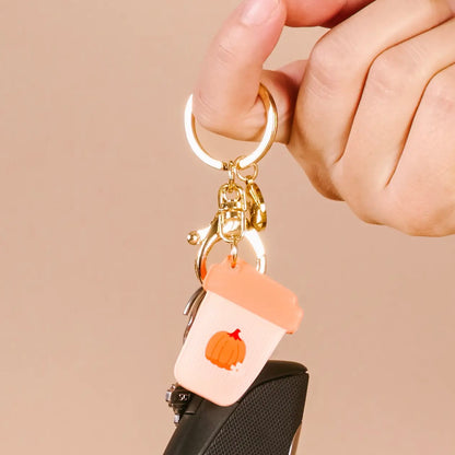 Pumpkin Latte Keychain