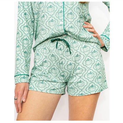 Pumpkin Sleep Shorts- Pajamas