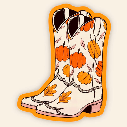 Sticker- HARVEST COWGIRL BOOTS