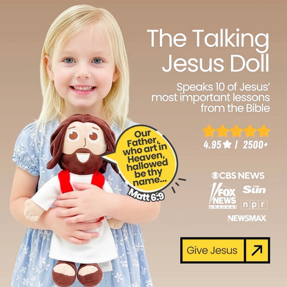 Talking Jesus Doll- Kids Stuffy
