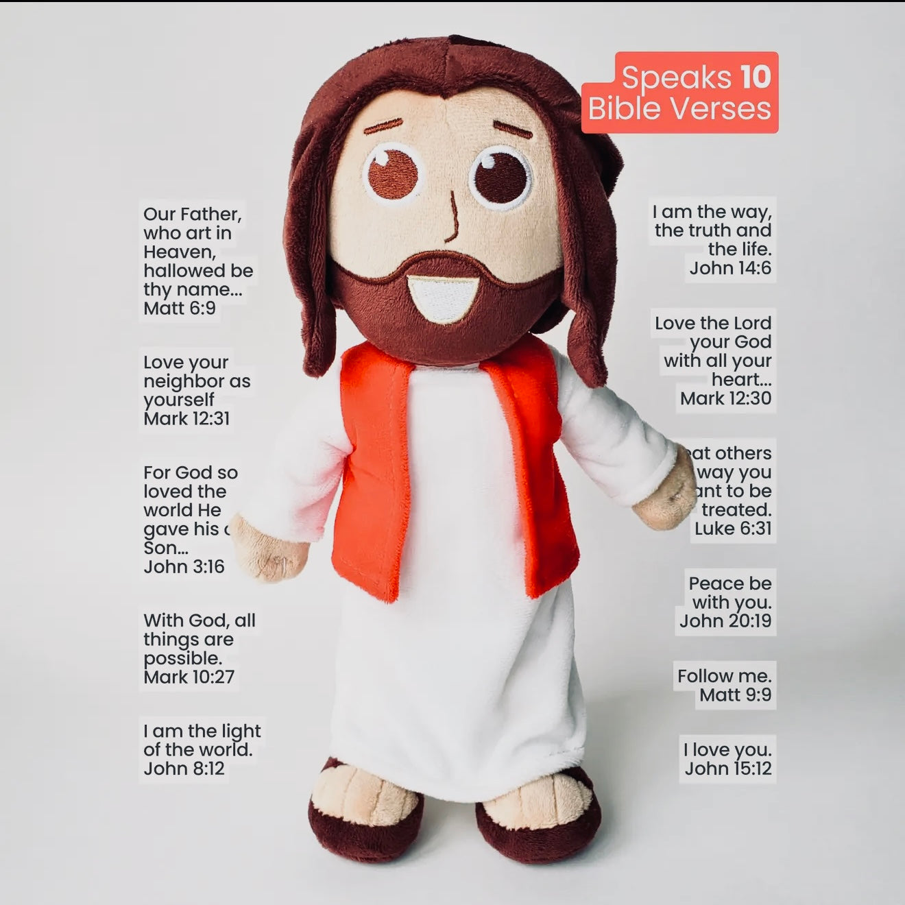 Talking Jesus Doll- Kids Stuffy