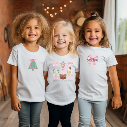 KIDS CHRISTMAS SHIRTS PICK YOUR                 1. COLOR 2. SIZE 3. DESIGN