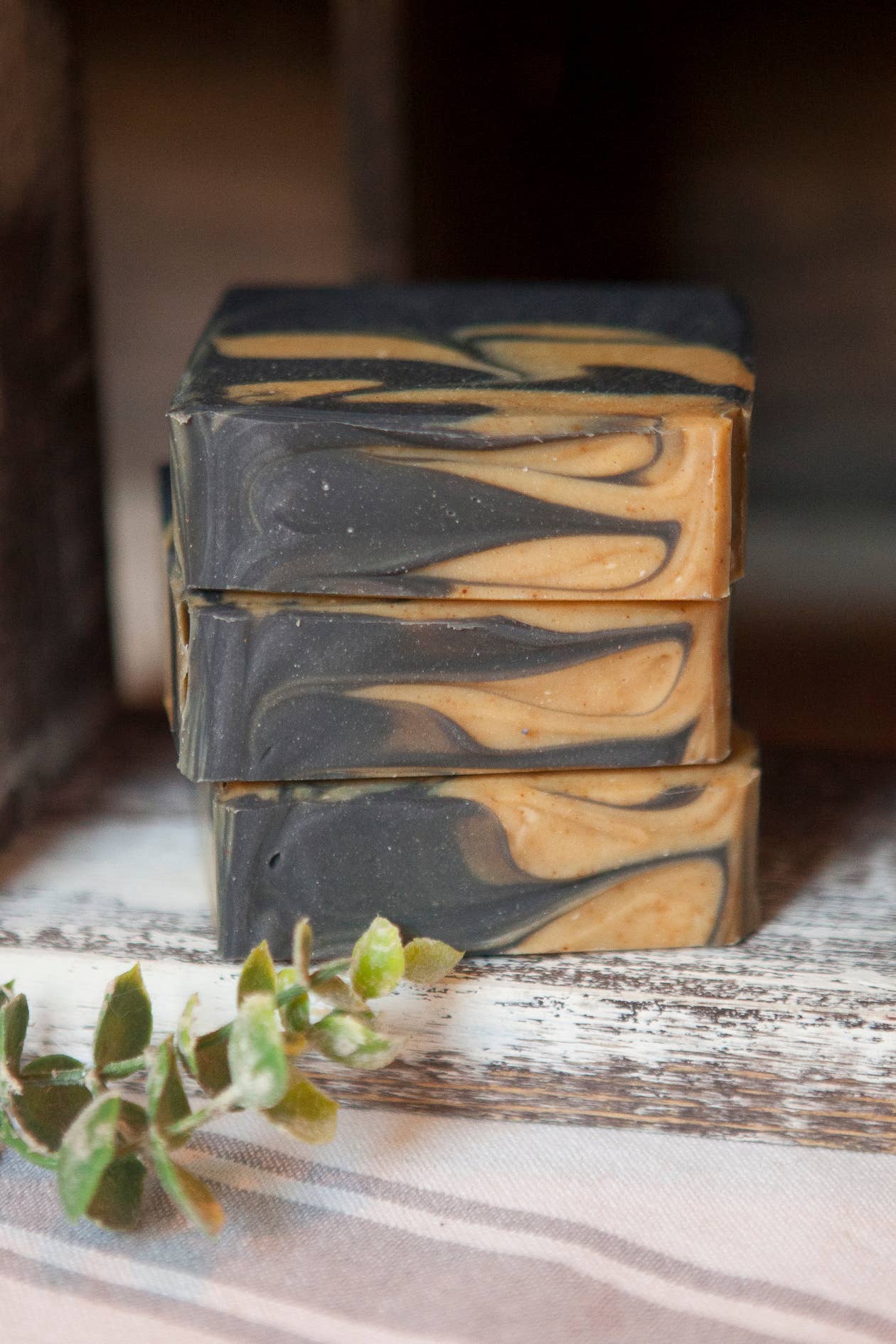 Cold Process Bar Soap- Tea Tree, Charcoal, & Turmeric Detox