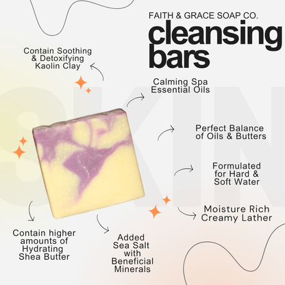 Cold Process Bar Soap- Tea Tree, Charcoal, & Turmeric Detox