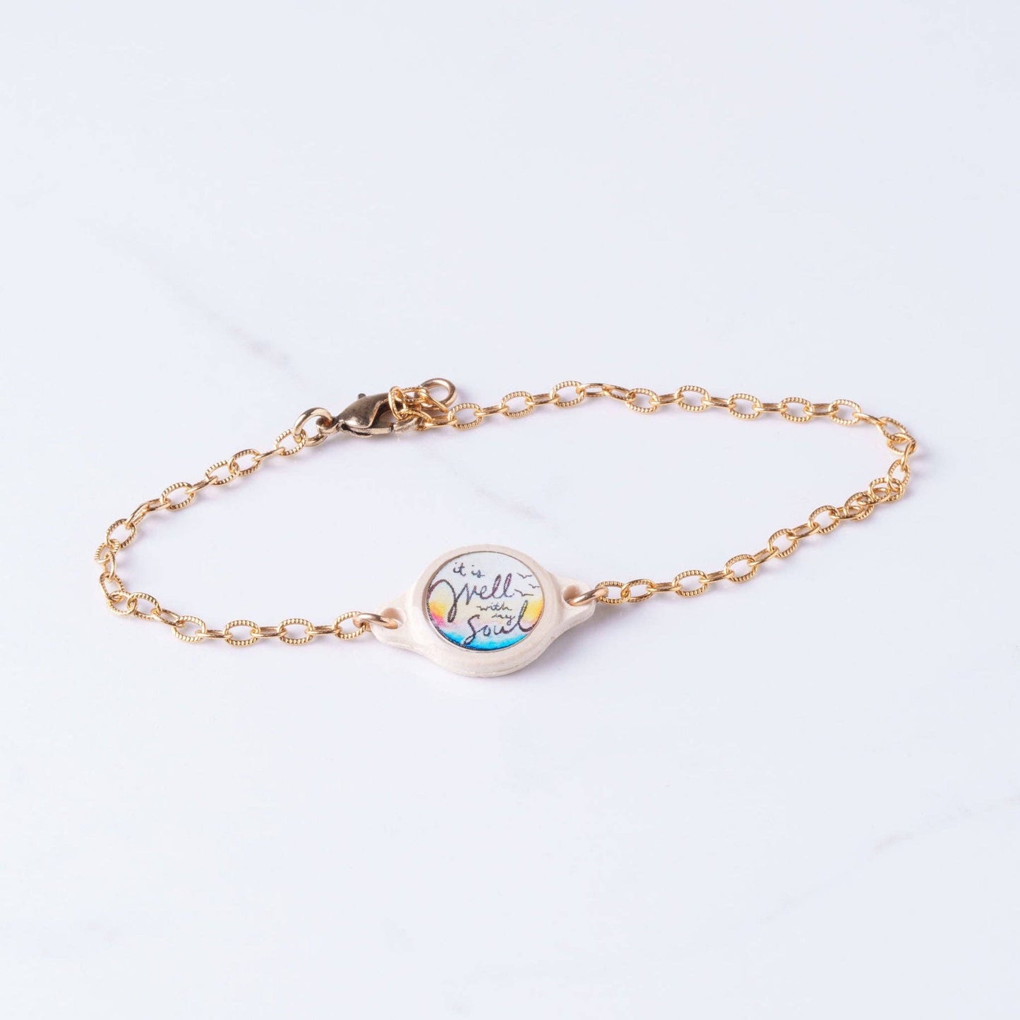 Tap To Pray® Survivor Series Bracelet: Silver & Gold Plated