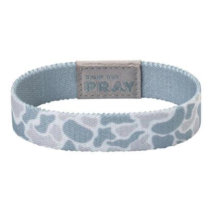 Tap To Pray® Wristband – River Rock Camo - Aspen