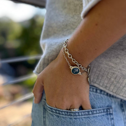 Tap To Pray® Survivor Series Bracelet: Silver & Gold Plated