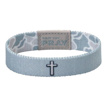 Tap To Pray® Wristband – River Rock Camo - Aspen